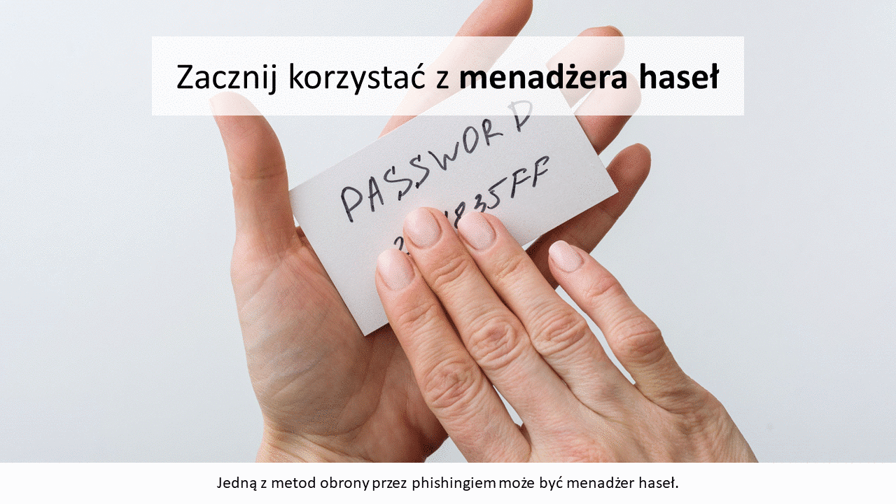 Zacznij korzystać z menadżera haseł